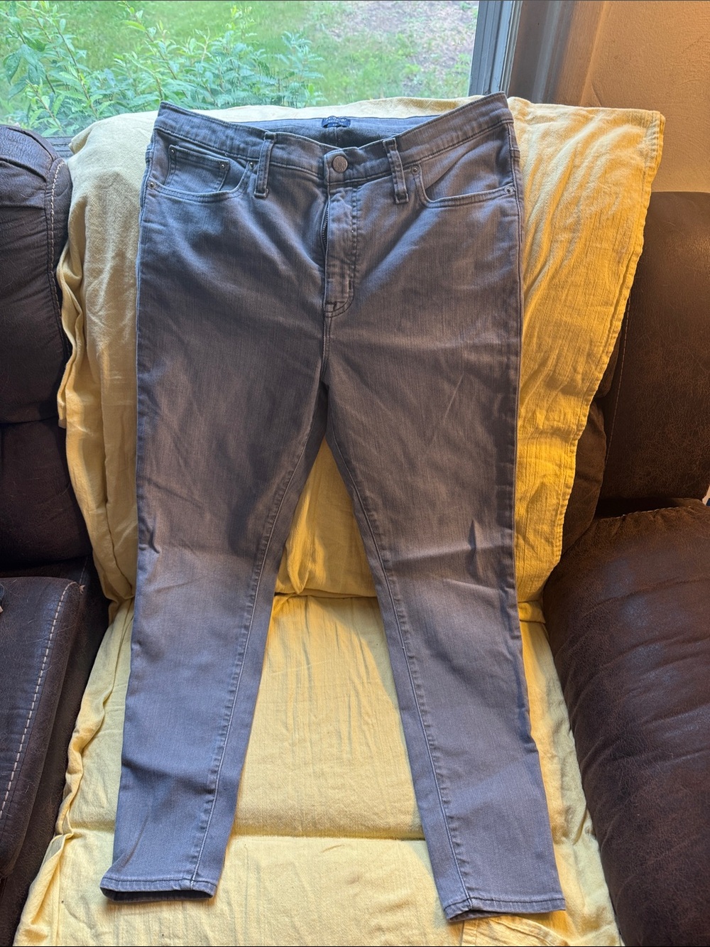 Gray Women's J. Crew Slim Fit Jeans